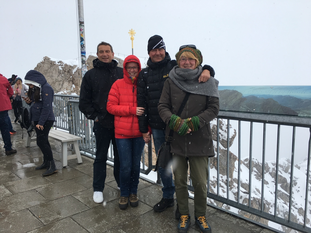 Auf der Zugspitze Auf der Zugspitze