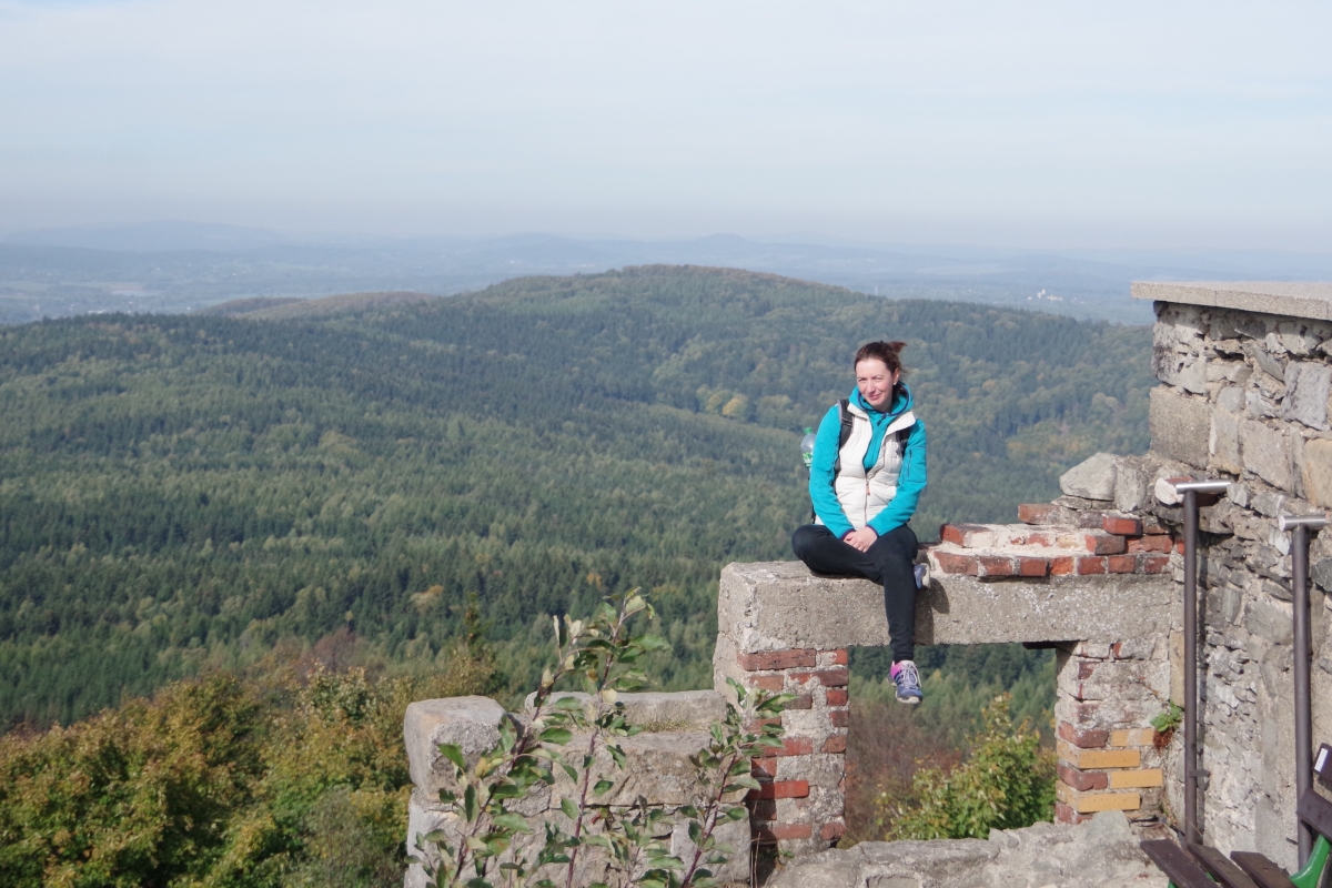 Simone auf der Lausche Simone auf der Lausche