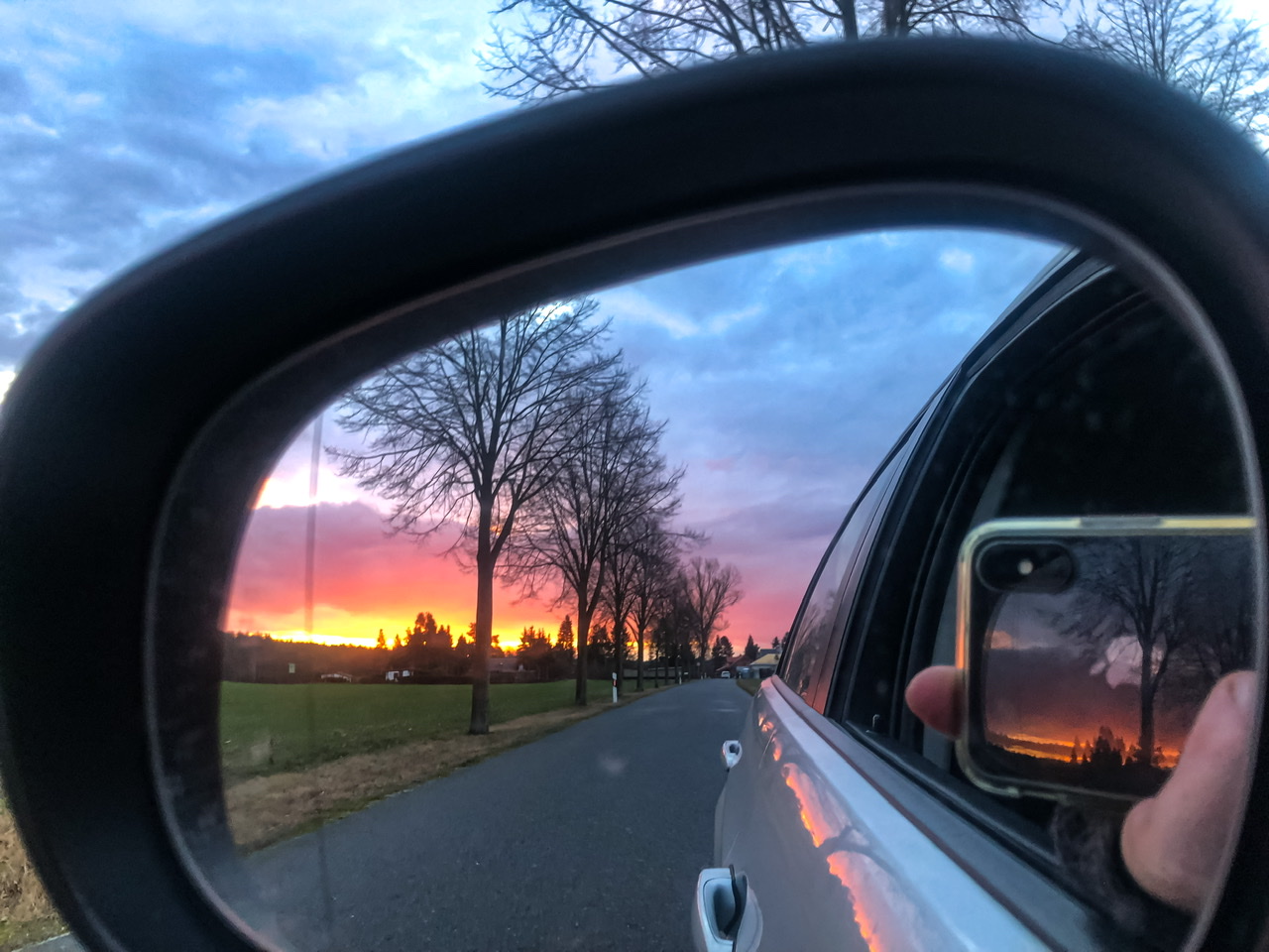 Rückspiegelfoto Rückspiegelfoto