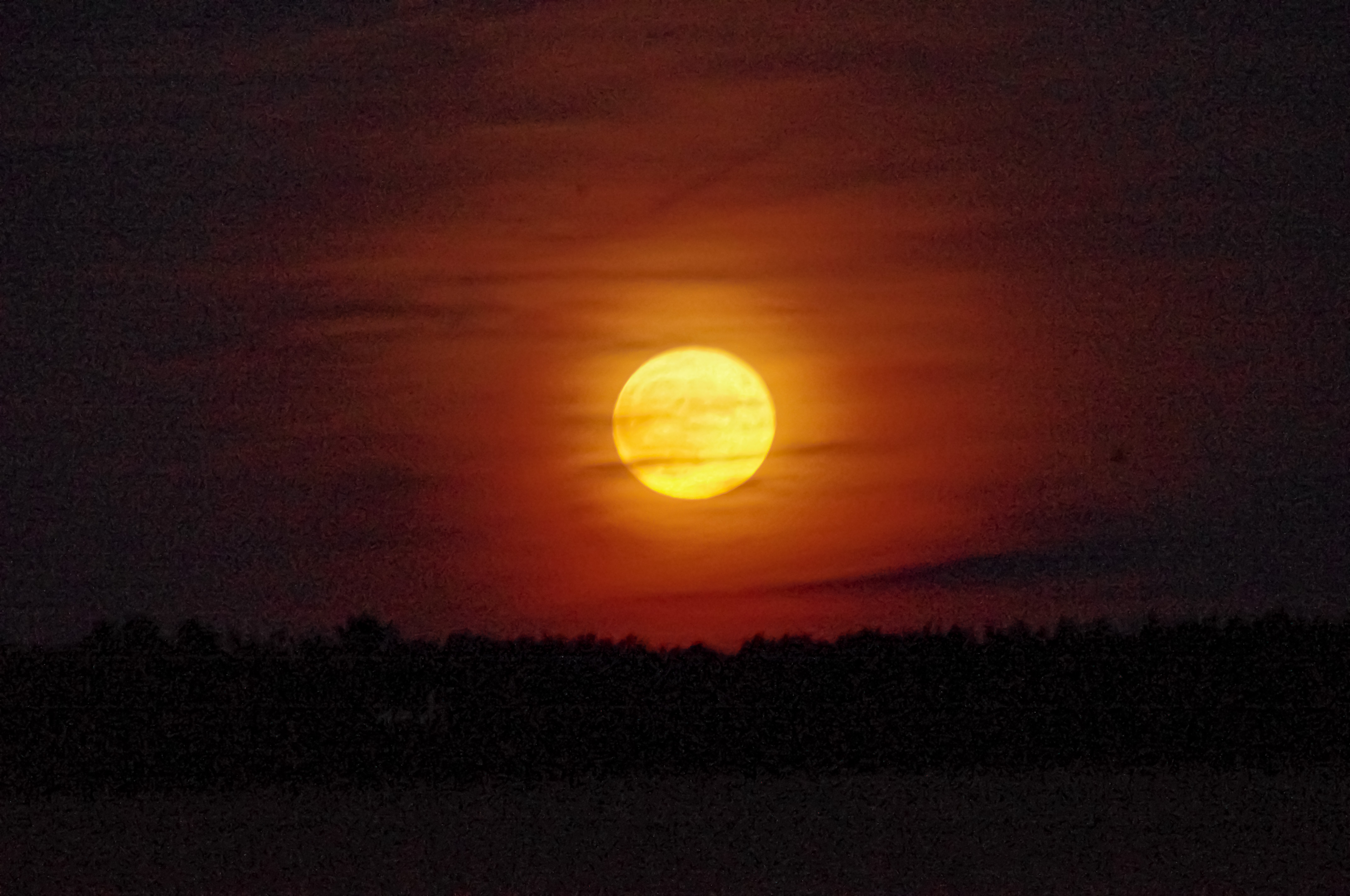 Supermond in Königsbrück Supermond in Königsbrück