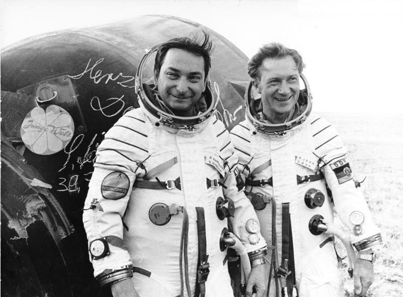 Landung der Astronauten Bykowski und Jähn