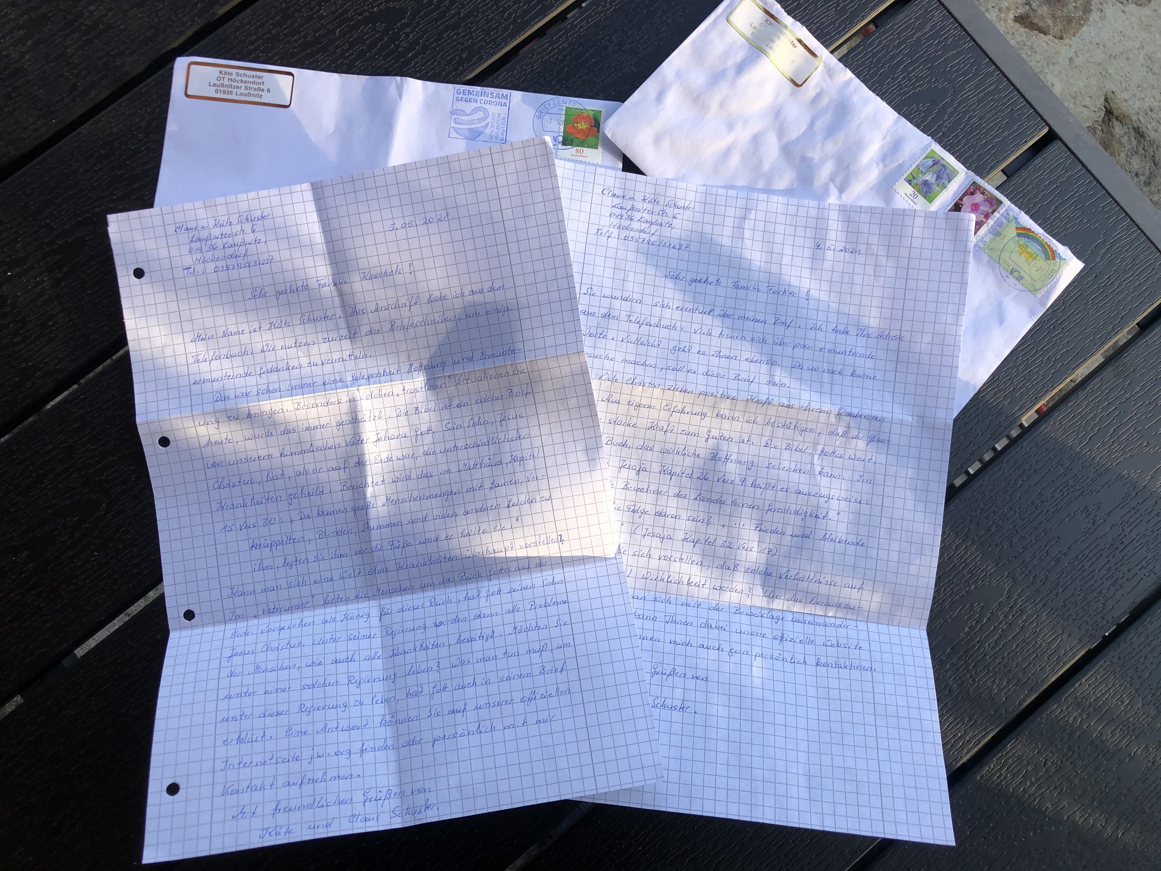 Post von Zeugen Jehovas Post von Zeugen Jehovas