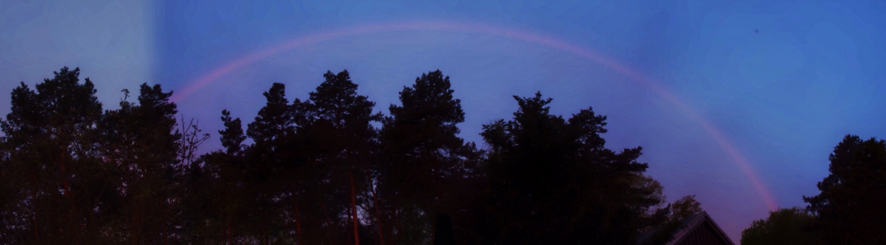 Regenbogen am Morgen 