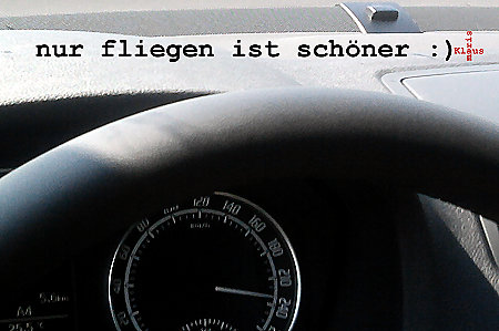 nur fliegen ...