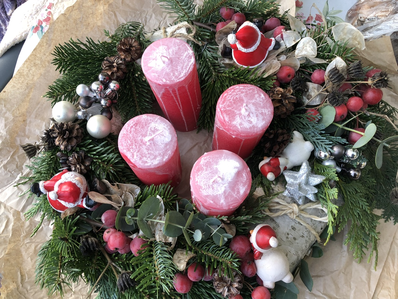 Adventskranz für Silke und Klaus Adventskranz für Silke und Klaus