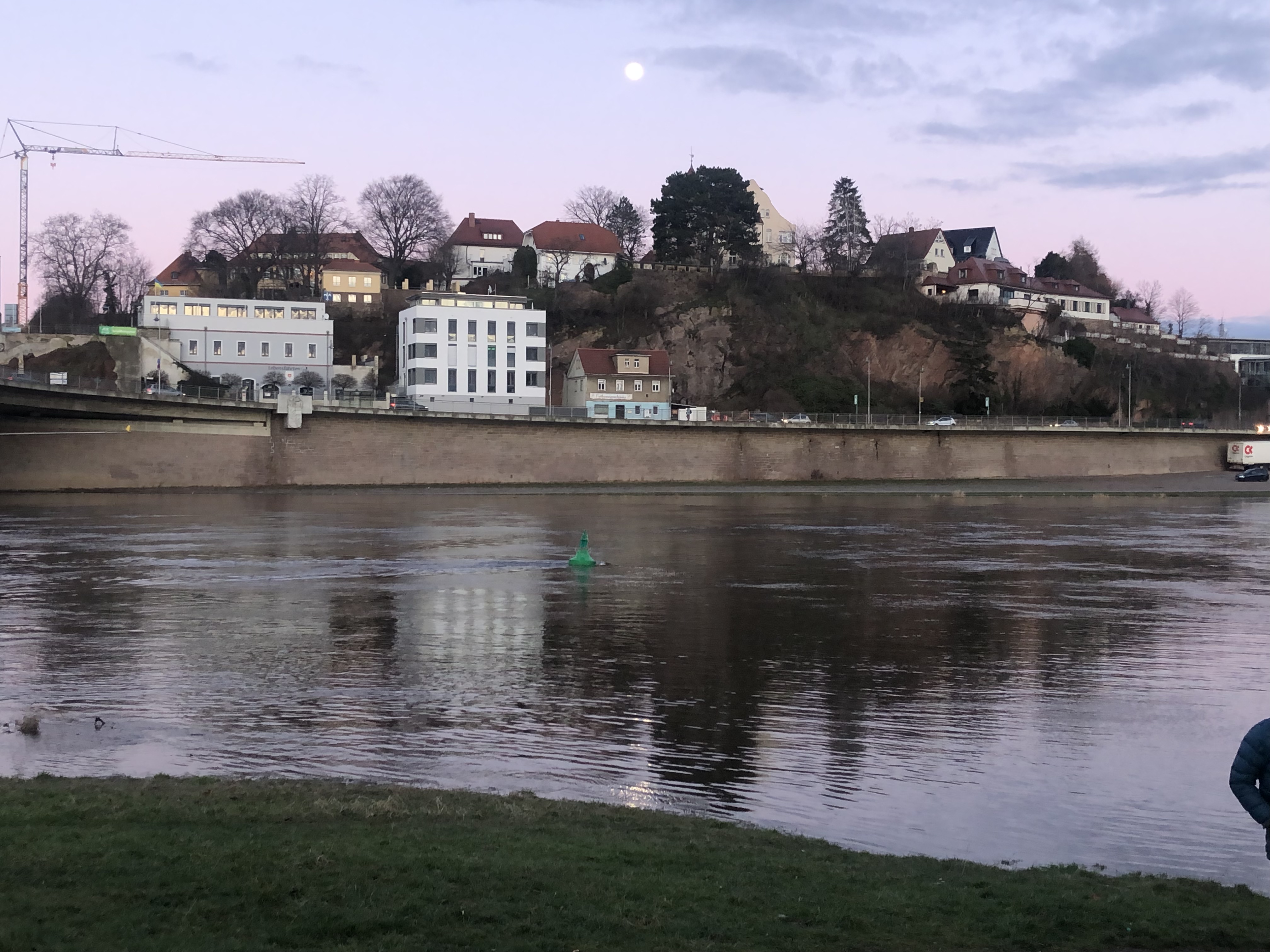 Fast Vollmond in Meißen Fast Vollmond in Meißen