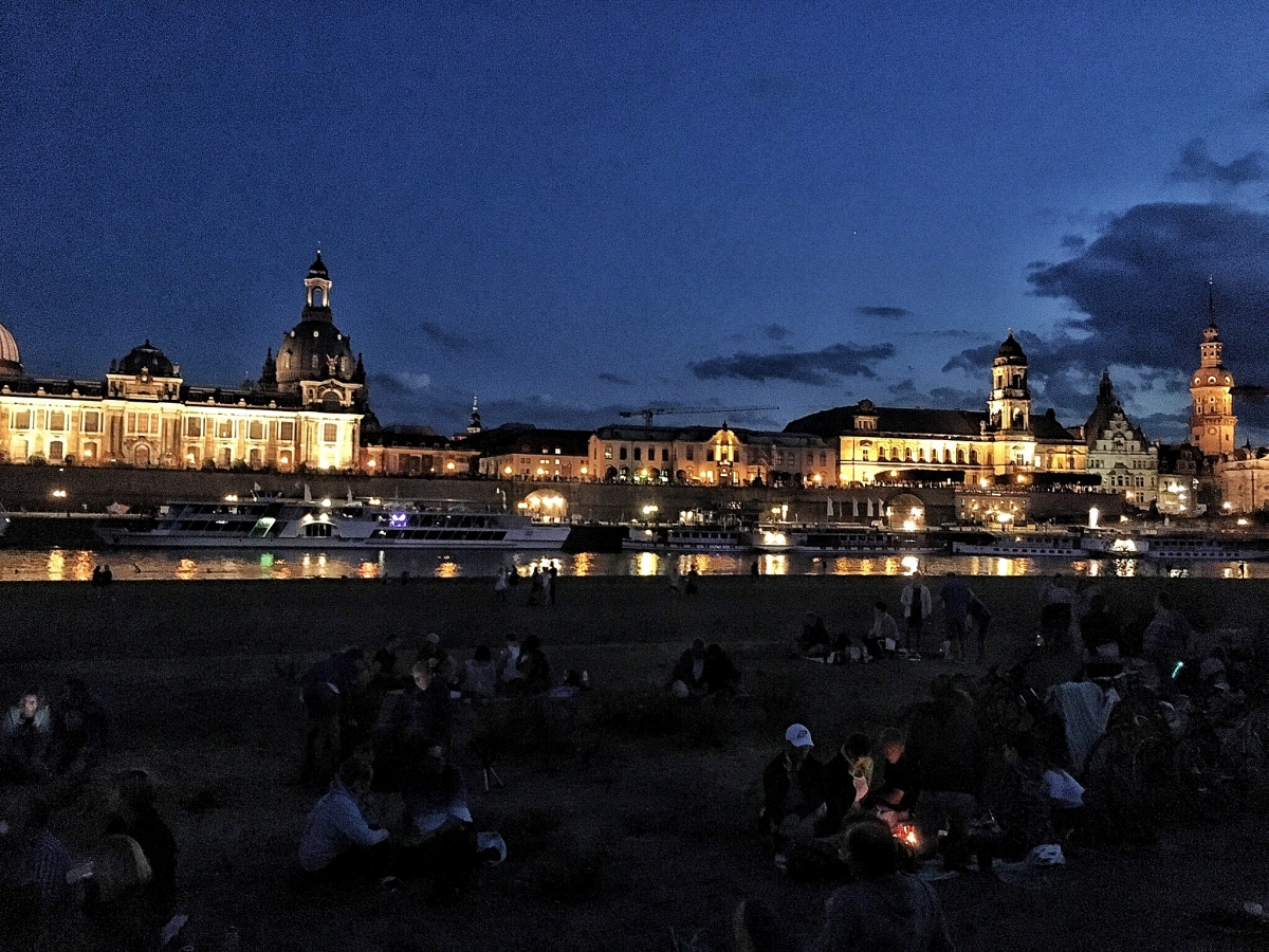 Dresden bei Nacht Dresden bei Nacht