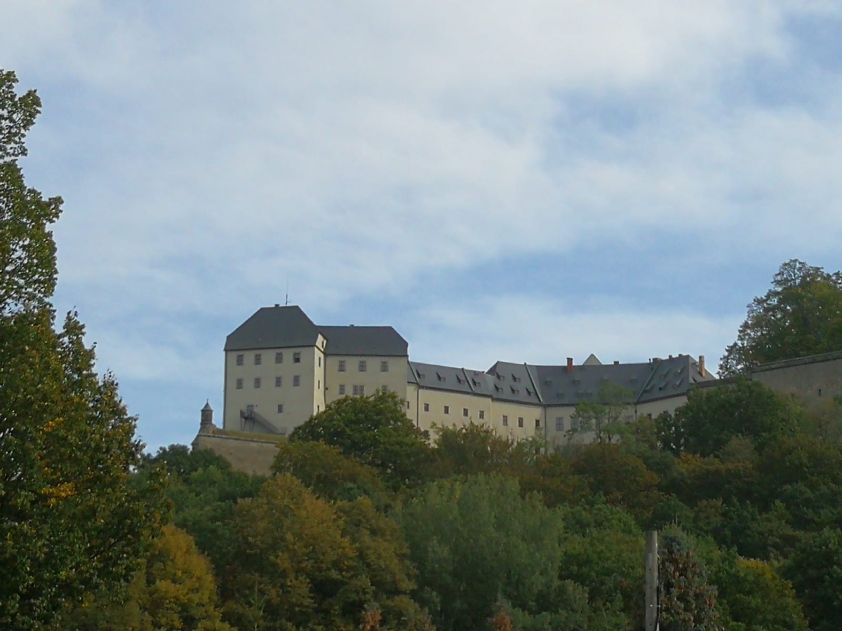 Wolfgangs Blick zur Festung Königstein Wolfgangs Blick zur Festung Königstein