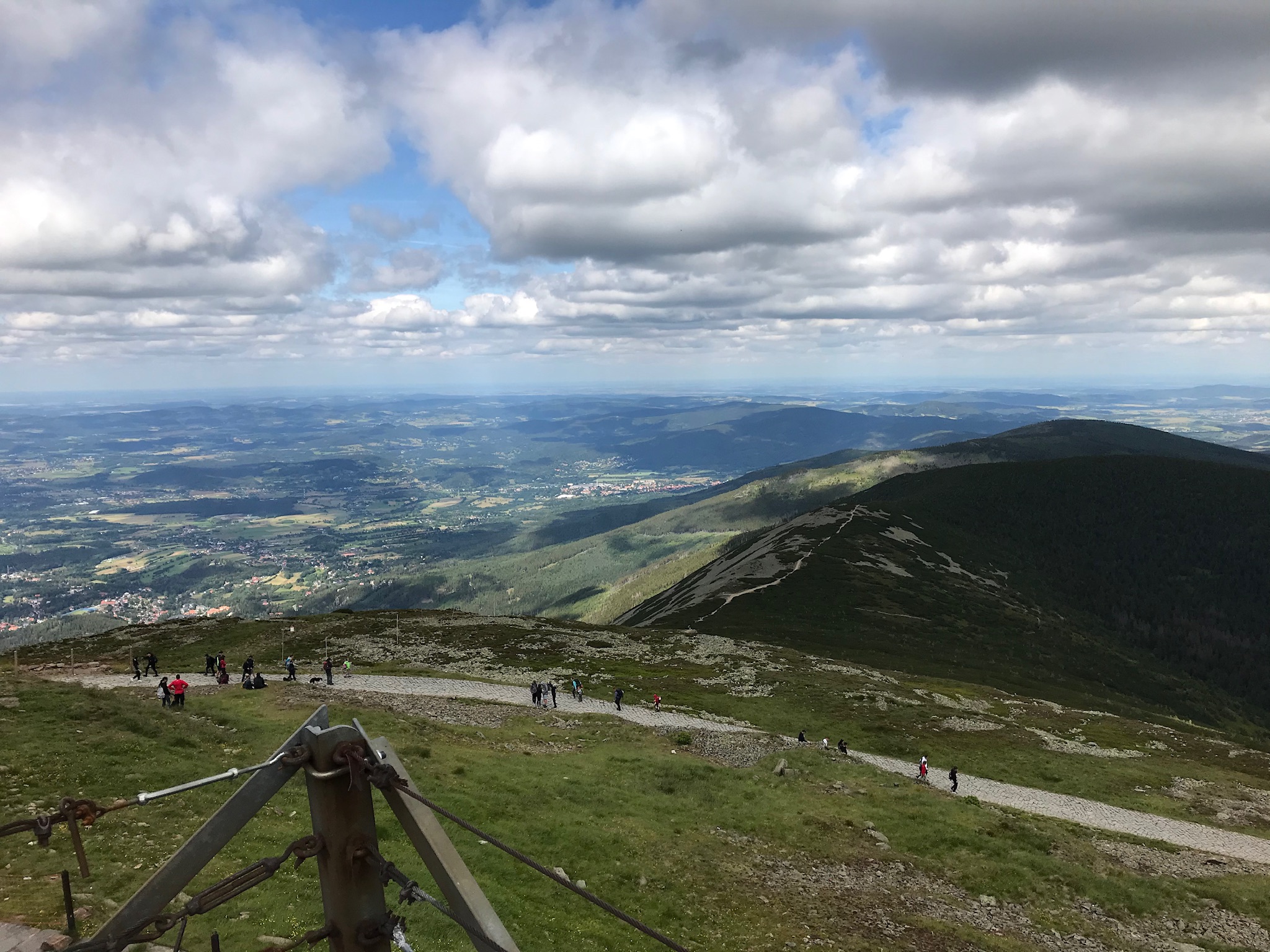 Blick von der Schneekoppe Blick von der Schneekoppe