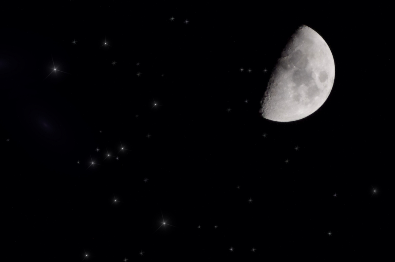 Frau Luna im Orion Frau Luna im Orion