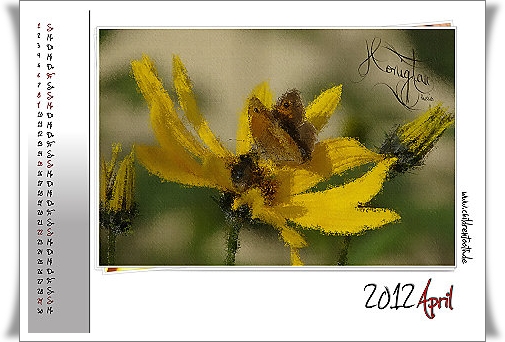 Desktopkalender April 2012