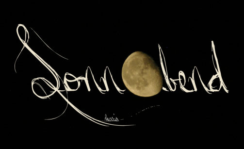abnehmender Mond zum Sonnaben abnehmender Mond zum Sonnaben